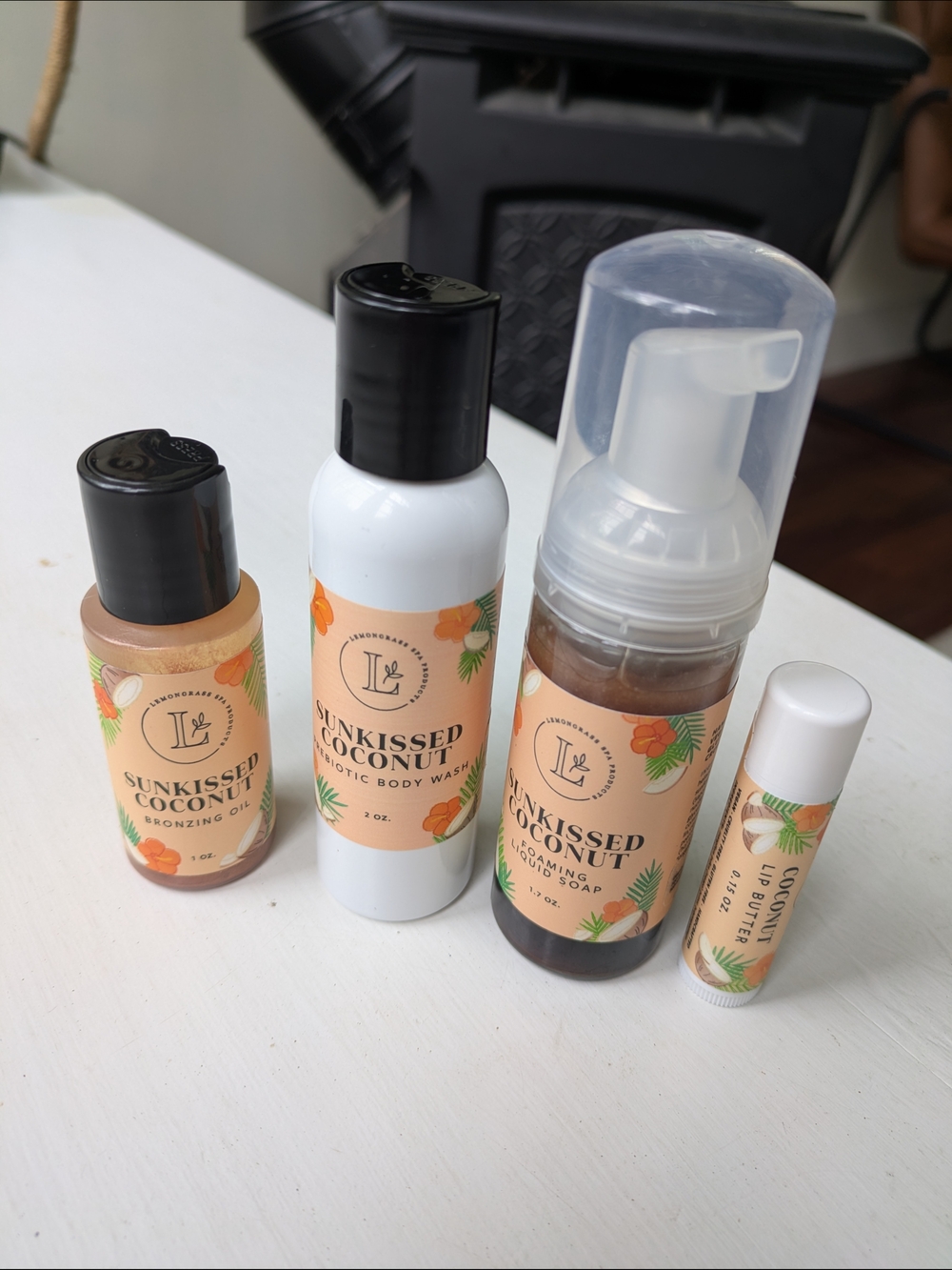 Lemongrass Spa Sunkissed Coconut Body Care Set